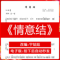 Emotional Knot D Tune Solo guzheng Grand Division Leaning Aunties pure zither video electronic version of the song is automatically shipped