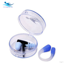 Uyu soft swimming earplug students specializing in waterproof men and women with common ropes for adult children silicone earplug nose clips