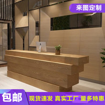 Cashier Company front desk Reception desk Paint front desk table Clothing store Milk tea shop Convenience store beauty salon Bar