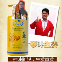 Qinye ginger shampoo anti-hair loss oil control solid hair hair hair Old Ginger shampoo 1L