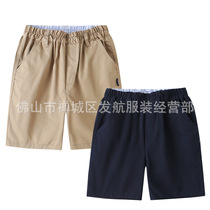Summer new kindergarten uniforms British Academy style Primary School uniforms katqi Tibetan full elastic waist casual shorts