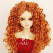 ( Clearance Special )BJD Wig 4 points 6 points 8 points Simulated Hair Wool SD doll 4 colors JW044 baby roll