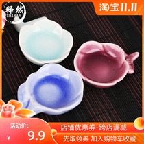 Special multi-purpose ink plate small ceramic pen brush calligraphy Chinese painting water dish pen licking beginner students