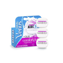 Gillette venus General 5-layer shaving knife head 3 pieces venus scraper head hair removal blade Berry fragrance
