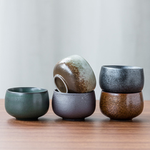 Utive Tea Furniture Day Style Ceramic Water Cup Five Famous Cellar Tea Drinking Cup Suit Five Rows Teacup Masters Cup Small Single Cup