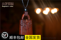 Thunderbolt Zaomu Fu lock spring new antique pendant without incident card hanging card