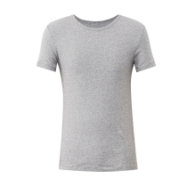 Metersbonwe underwear top mens autumn simple casual ribbed round neck short-sleeved T-shirt 264541