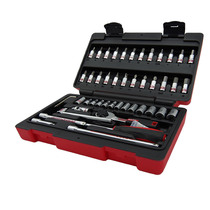 Industrial 47pcs sleeve combination set Ratchet wrench extension rod machine repair car repair tools