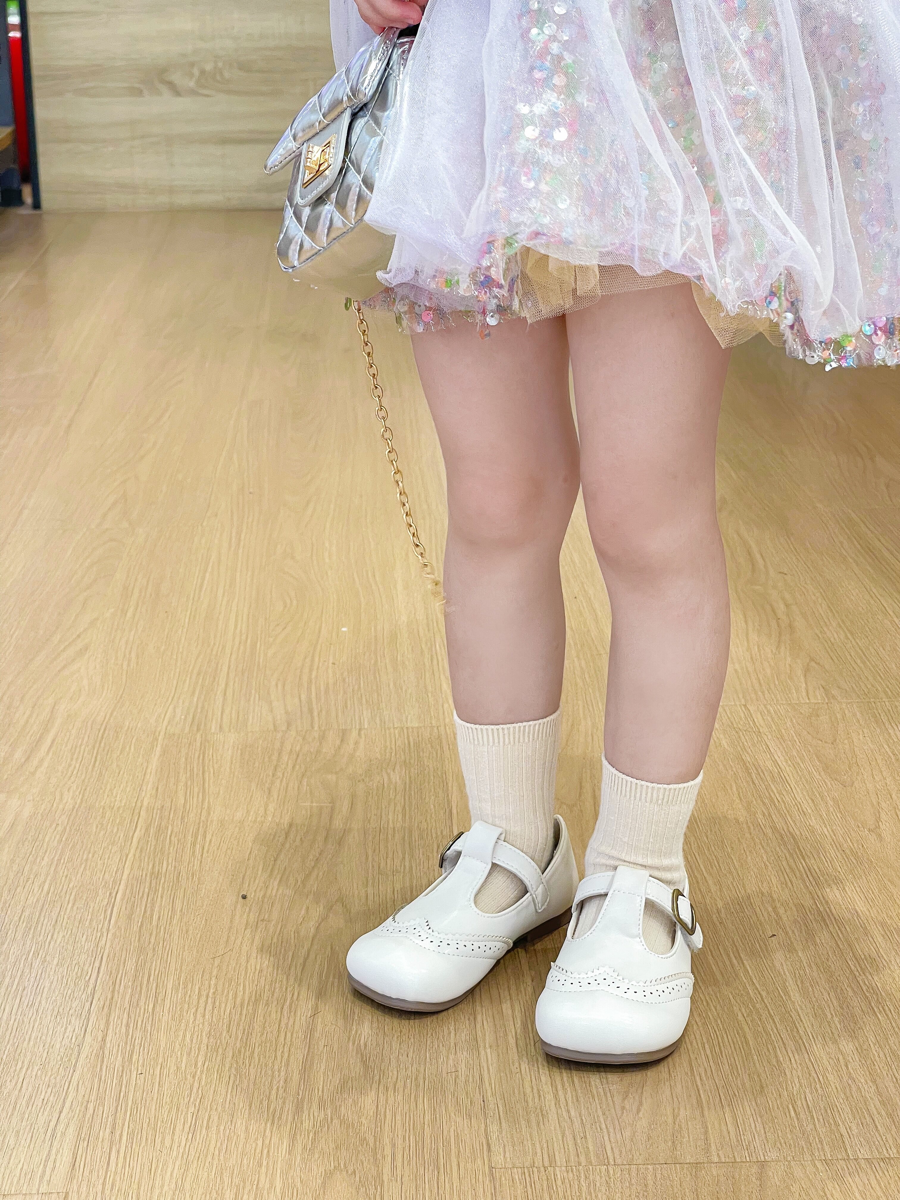 女童黑色皮鞋小女孩公主鞋1