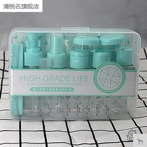 Travel cosmetics sub-bottle set Skin care products Water milk sample Plastic empty bottle Portable artifact Cute pressing bottle
