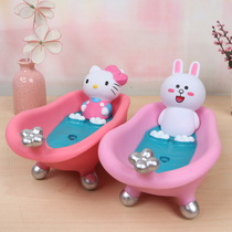Toilet soap box cute soap drain rack soap rack creative soap box household soap holder soap tray