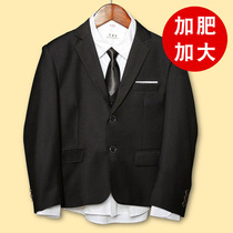 Childrens suit suit suit boys flower girl dress fat child suit plus size loose boy suit costume