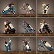 New European creative wine rack wine rack living room porch ornaments wine bottle rack TV cabinet wine cabinet decorations