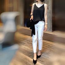 I am Capricorn black and white silk suspender French heavy inside the summer thin base vest