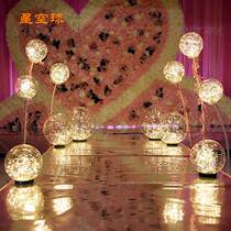 2021 Wedding Props Dream Starry Sky Light Vertical Road Leading Wedding LED Luminous Starry Sky Ball Wedding Celebration Road Leading Lights