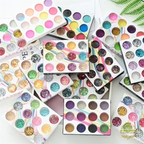 DIY handmade accessories pearl powder sequins shell paper glitter love five-pointed star tin foil paper