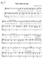 You Raise Me Up Original Tune BE Piano Accompaniment Score Five Line Spectral Slingshot HD