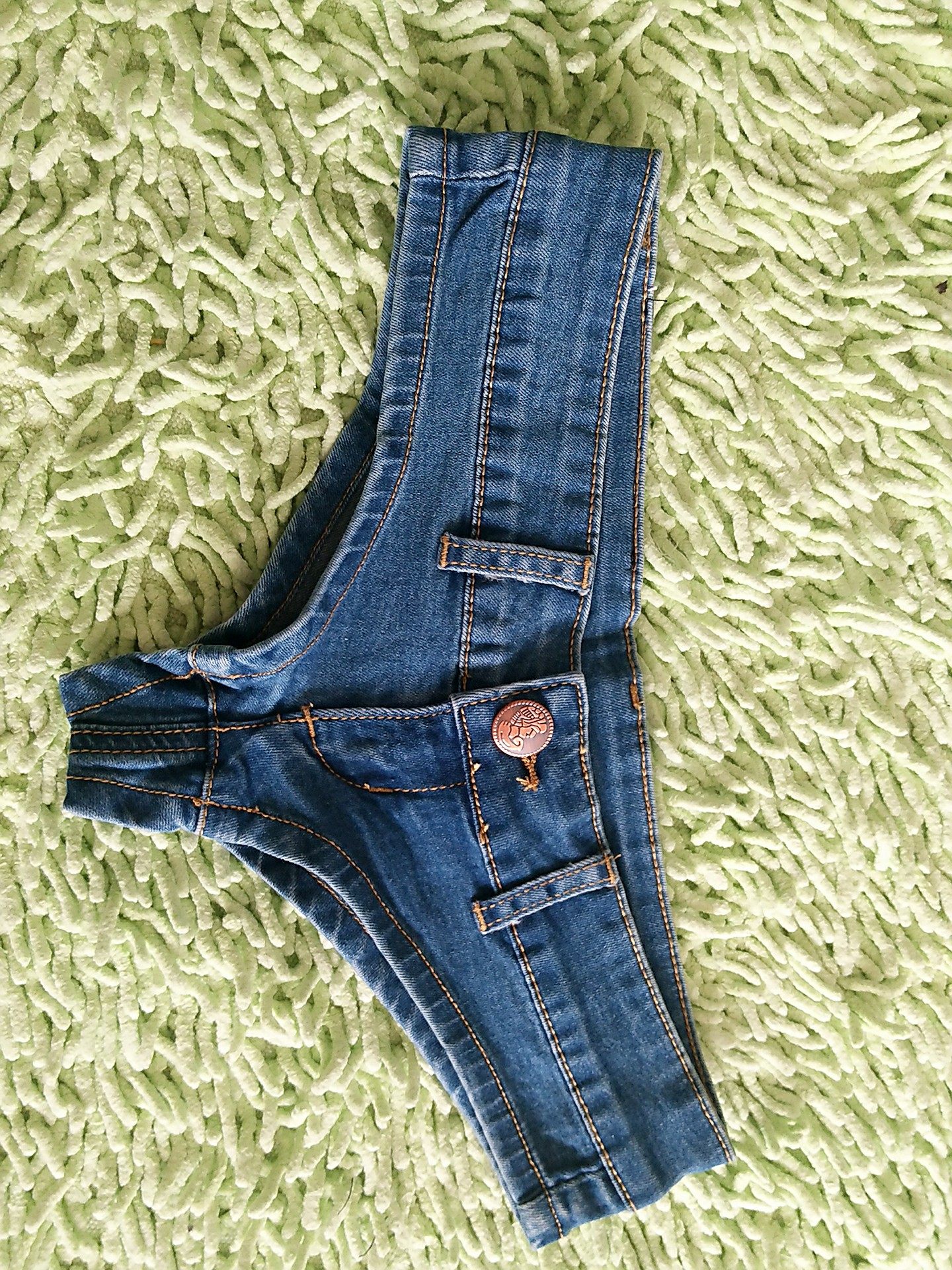 夜店齐屁辣妹牛仔短裤超短露臀热裤紧身低腰超短裤女夏性感走光骚