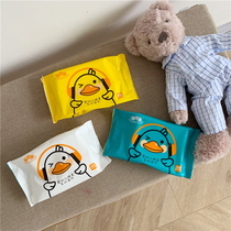 Three-color cute bag portable hand wipes 40 pieces
