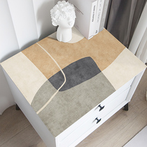 Silence Wind Bed Head Cabinet Mat Cover Cloth waterproof leather Dirt Resistant Cabinet Hood Cover Anti-Burn Protection Mat Cloth cut table cloth