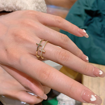 Send the ring cold wind advanced index finger ring female ins tide ring light luxury niche exquisite fashion