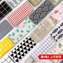 Shake sound photo background cloth ins net red tablecloth art cotton linen meal cloth tableware mat napkin western food table mat northern Europe