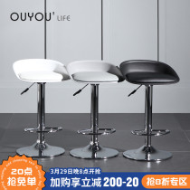 Nordic Minimalist Bar Bench Modern Personality High Footrest Bar Bar Bar Bar Chair Cashier Desk Rotary Lift Chair