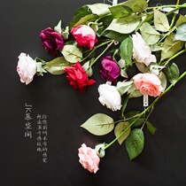 10 home furnishings high simulation floral fake flowers moisturizing roses super real feel single rose