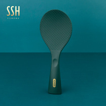 SSH silicone rice spoon household non-stick rice shovel rice cooker rice spoon Nordic ins Wind Net red can vertical rice spoon