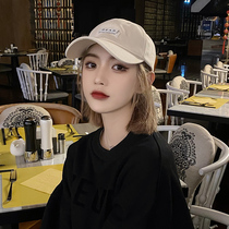 Chao brand Korean version of ins letter leather label soft top baseball cap children casual Joker face small sunshade cap man