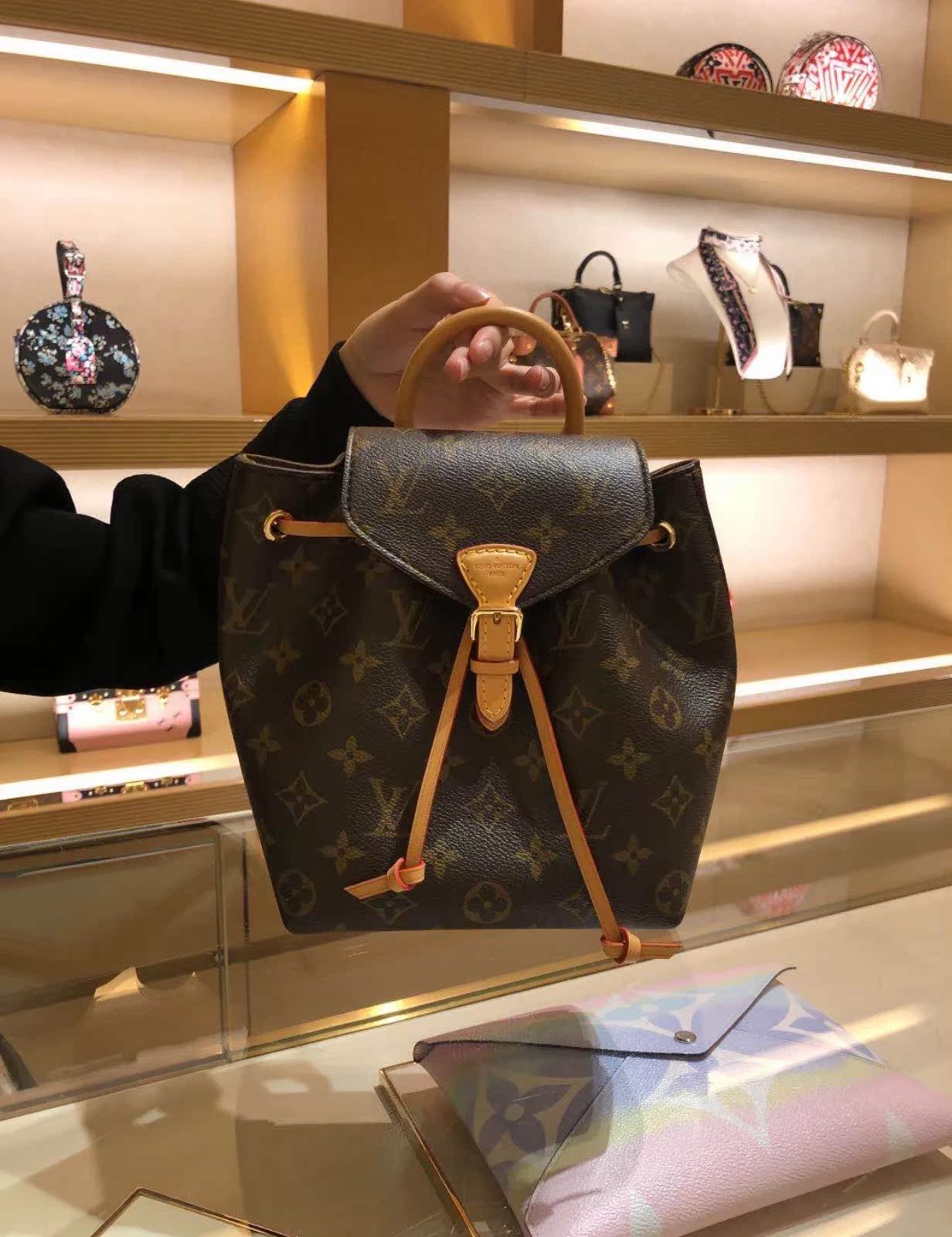 (fixed purchase) LV Classic old flower canvas MONTSOURIS BB M45502 customers specialize in making a deposit