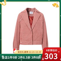 Eveli 2021 Chandon loose Korean short coat slim short woolen coat 1AB210462