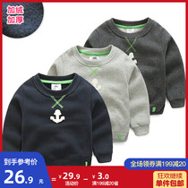 Baby Boat Anchor Sweats 2021 Autumn Winter Clothes Korean Childrens Wear Mens Wear Childrens Fleet Jacket wt-5039