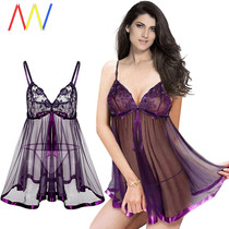 Plus Size Women Sexy Lingerie Transparent Underwear Dresses