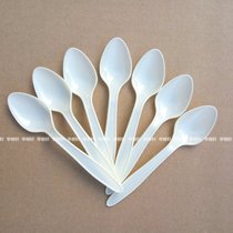 Thickened jelly pudding Shaved ice cake Plastic spoon Yogurt ice cream Ice cream gel smaller soup 100pcs