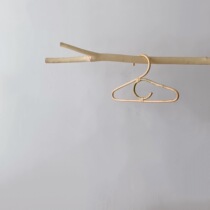 Nordic ins Indonesian rattan hanger Korean childrens hanger vintage retro European and American new products original