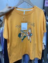 Special clearance loose cotton casual style cartoon shirt print