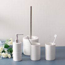 Saul letter brushing cup Nordic style personality creative ceramic couple mouthwash cup set tooth cylinder household toothbrush cup