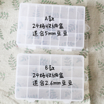 April hand made wool felt DIY poke entry tool accessories jewelry eye nose split storage box