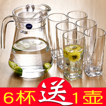 Water cup set set tea table home living room set set of Nordic combination water set glass glass luxury