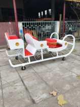 New land sled car Horse horse dog pull deer sled car carriage props custom sports outdoor ski resort