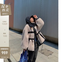 CC fur capsule cashmere 2020 new imported wool fur coat young women winter