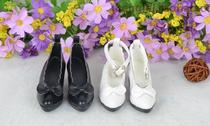 bjd doll sd doll 1 3 sub womens black and white high heel single shoes not just shoot