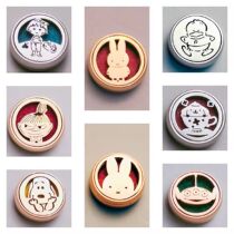 2022 New cartoon Aromatic Buckle Mask Fragrant buckle essential oil buckle Aroma Perfume Button Magnet Type Suction magnetic