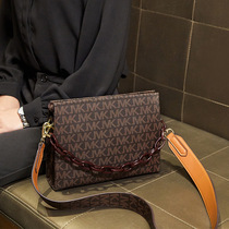 Hong Kong IT Wash Bag Handbag handbag Packet Foreign Air 100 Lap Net Red Superior Sense Diagonal Satchel Bag