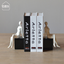 Modern minimalist book furniture Nordic living room Study TV cabinet Wine cabinet Model room Office home accessories