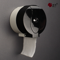 Household non-perforated wall-mounted waterproof kitchen paper towel box suction cup toilet paper toilet paper hipster roll paper tube