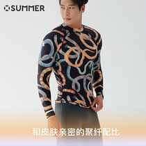 Diving suit mens long sleeve size swimsuit set snorkeling fitness sports swimsuit jellyfish suit quick-drying split