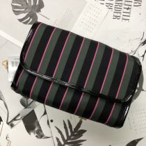 Heart sweet foreign trade 丨 Export Europe and the United States yuan single stripe cosmetic bag storage bag wash bag finishing bag