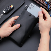 Genuine leather handbag male trumpet player with bag mens multiple screens long-style wallet mens mobile phone bunnies for summer leisure